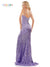 Colors Long Spaghetti Straps Evening Dress - The Dress Outlet