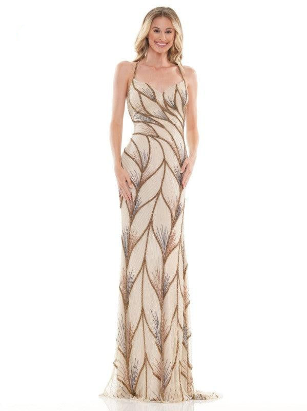 Colors Prom Long Formal Beaded Dress 118 - The Dress Outlet