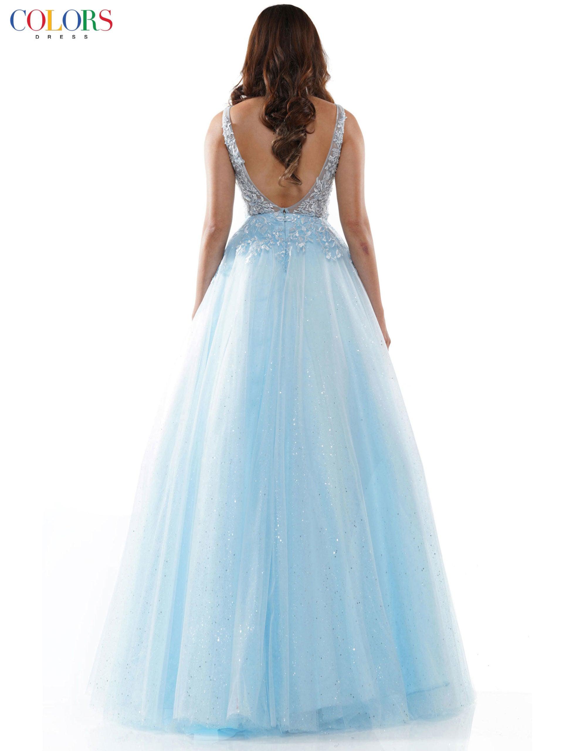 Colors 2615 Colors Prom Long Formal Sleeveless Dress