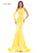 Colors Prom Long One Shoulder Fitted Dress 2690 - The Dress Outlet