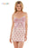 Colors Short Homecoming Beaded Cocktail Dress 2800 - The Dress Outlet