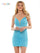 Colors Short Spaghetti Strap Cocktail Dress 2831 - The Dress Outlet