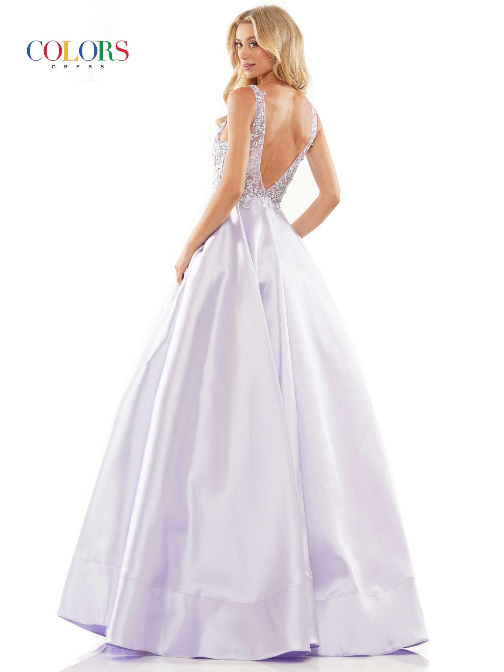 Colors 2914 Colors Sleeveless Long Evening Dress