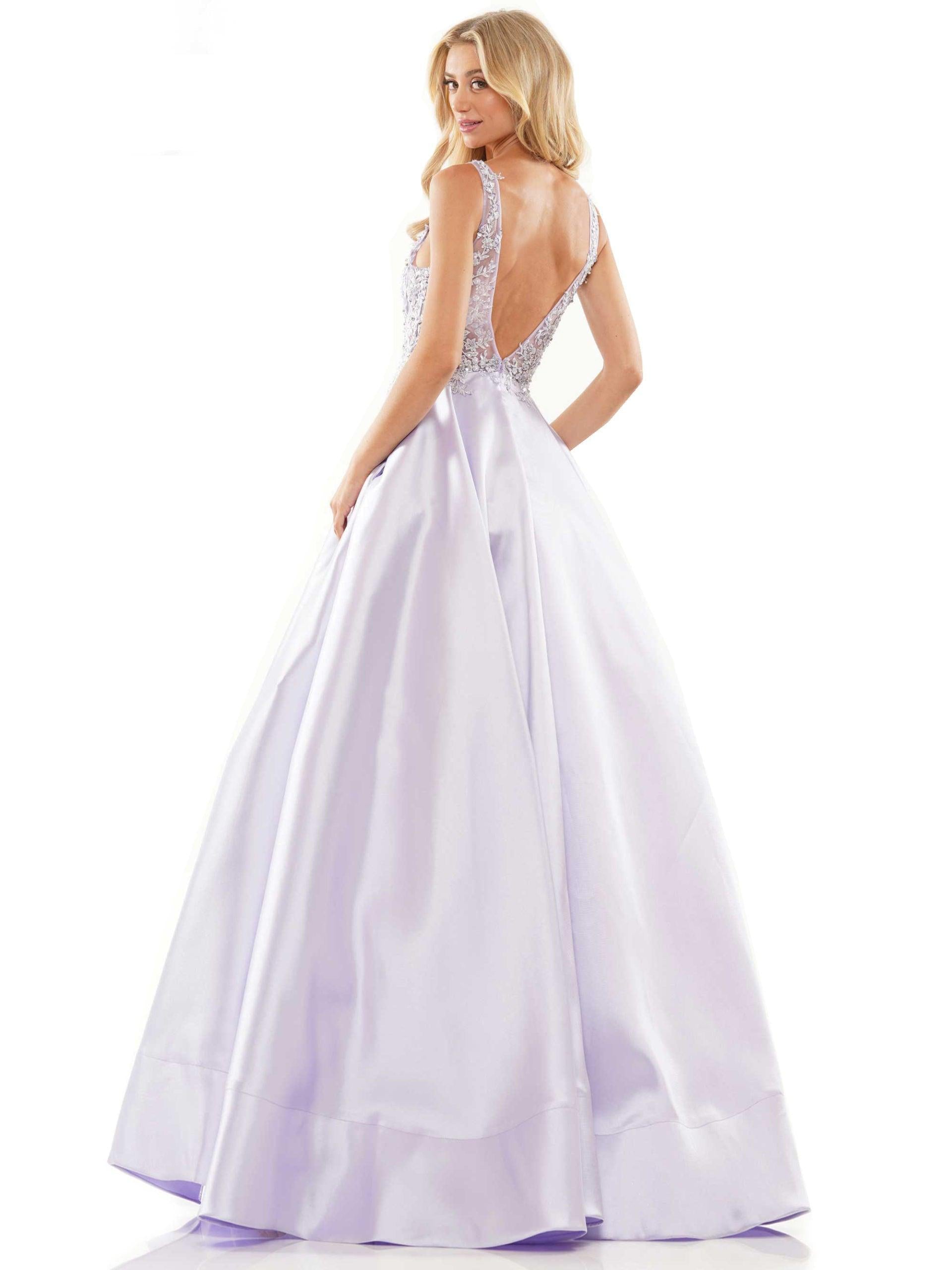 Colors Sleeveless Long Evening Dress 2914 - The Dress Outlet