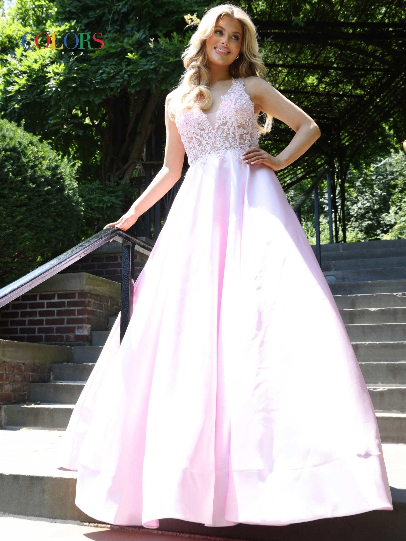 Beaded Blue Prom Dress Sleeveless Long Evening Dress Birthday Dress main image 1
