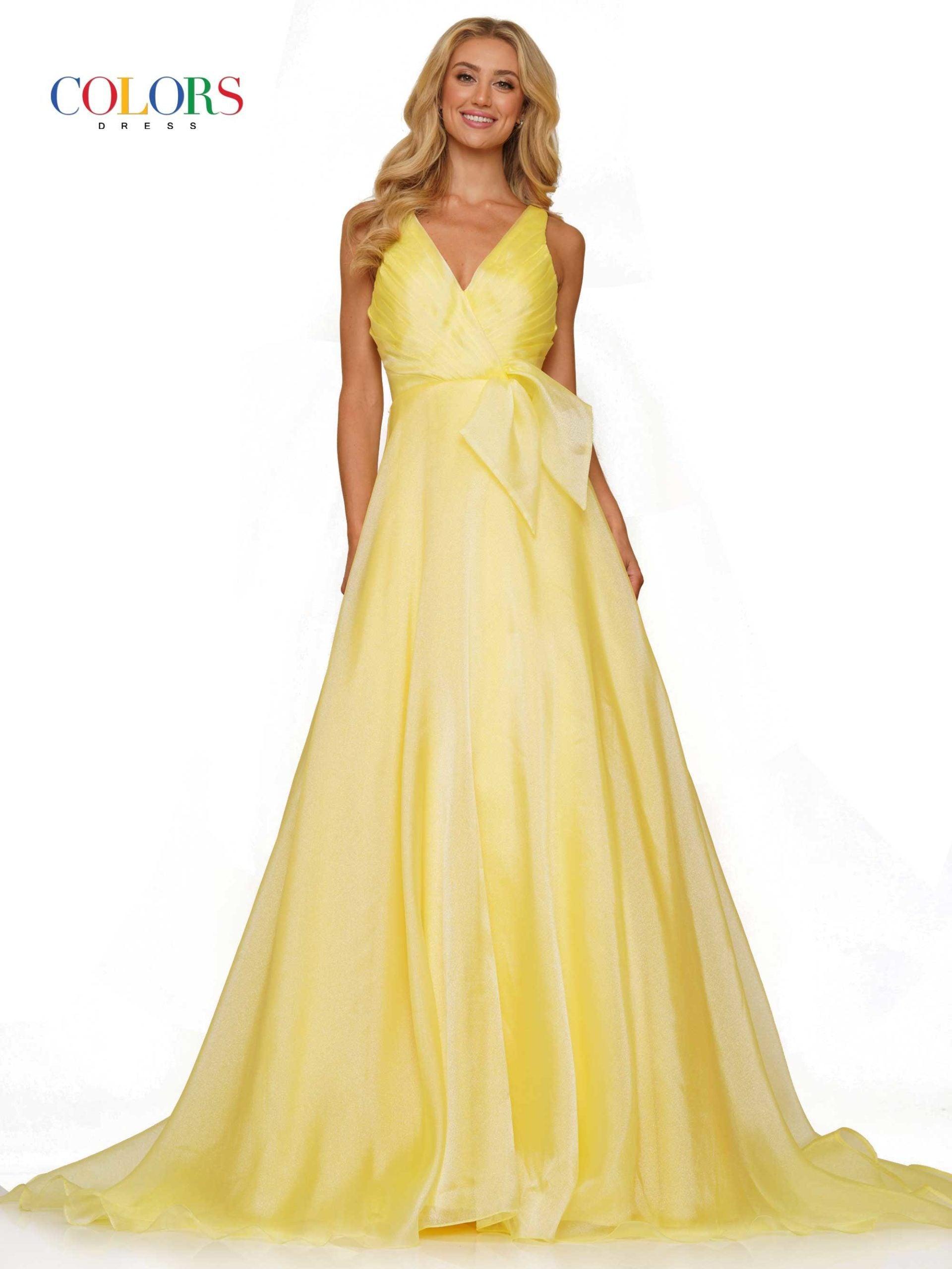 Hot Pink Colors G1098 Colors Sleeveless Long Prom Dress