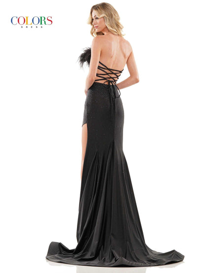 Colors Strapless Long Sexy Prom Dress 2874 - The Dress Outlet