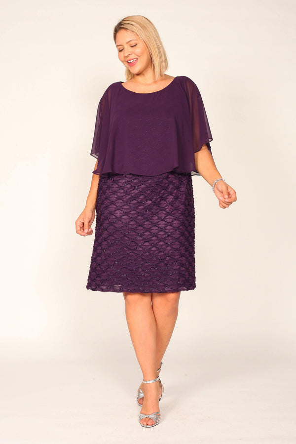 Connected Apparel Mother of the Bride Short Dress Sale