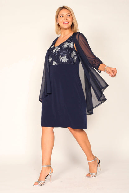Connected Apparel Short Mother of the Bride Dress Sale - The Dress Outlet