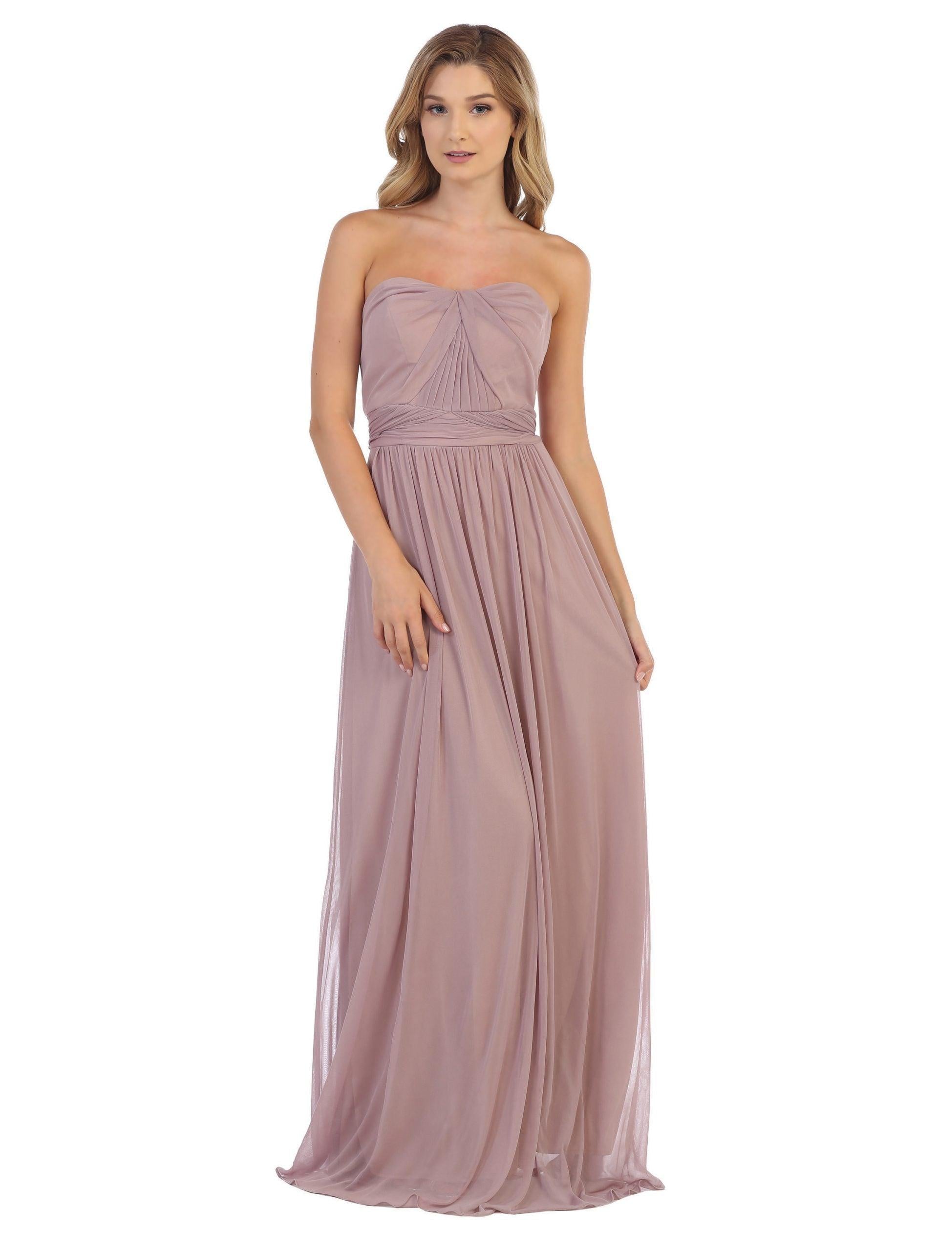 Convertible Long Bridesmaids Dress
