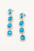 Crystal Clear Rhinestone Linear Drop Earrings - The Dress Outlet