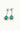 Dangle Clear Diamante Teardrop Rhinestone Earrings - The Dress Outlet