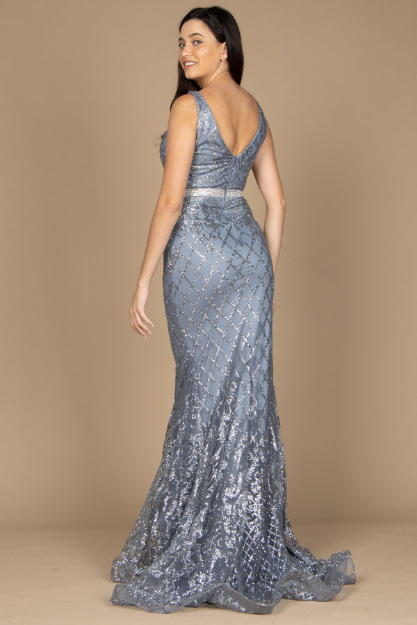Dylan & Davids Formal Mermaid Prom Evening Dress Charcoal
