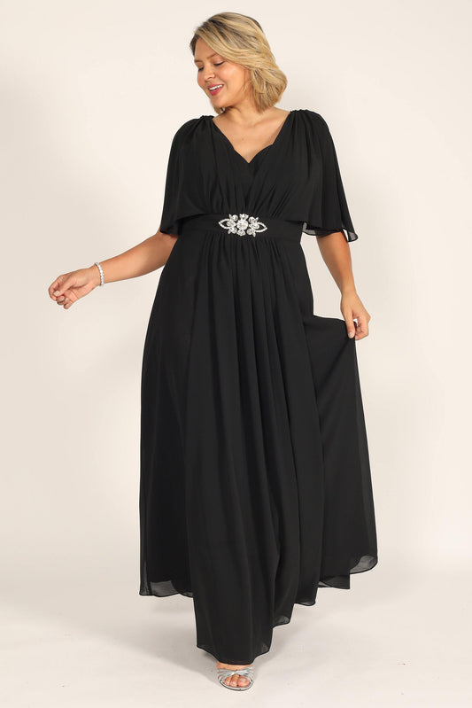 Long Formal Black Evening Dress - The Dress Outlet