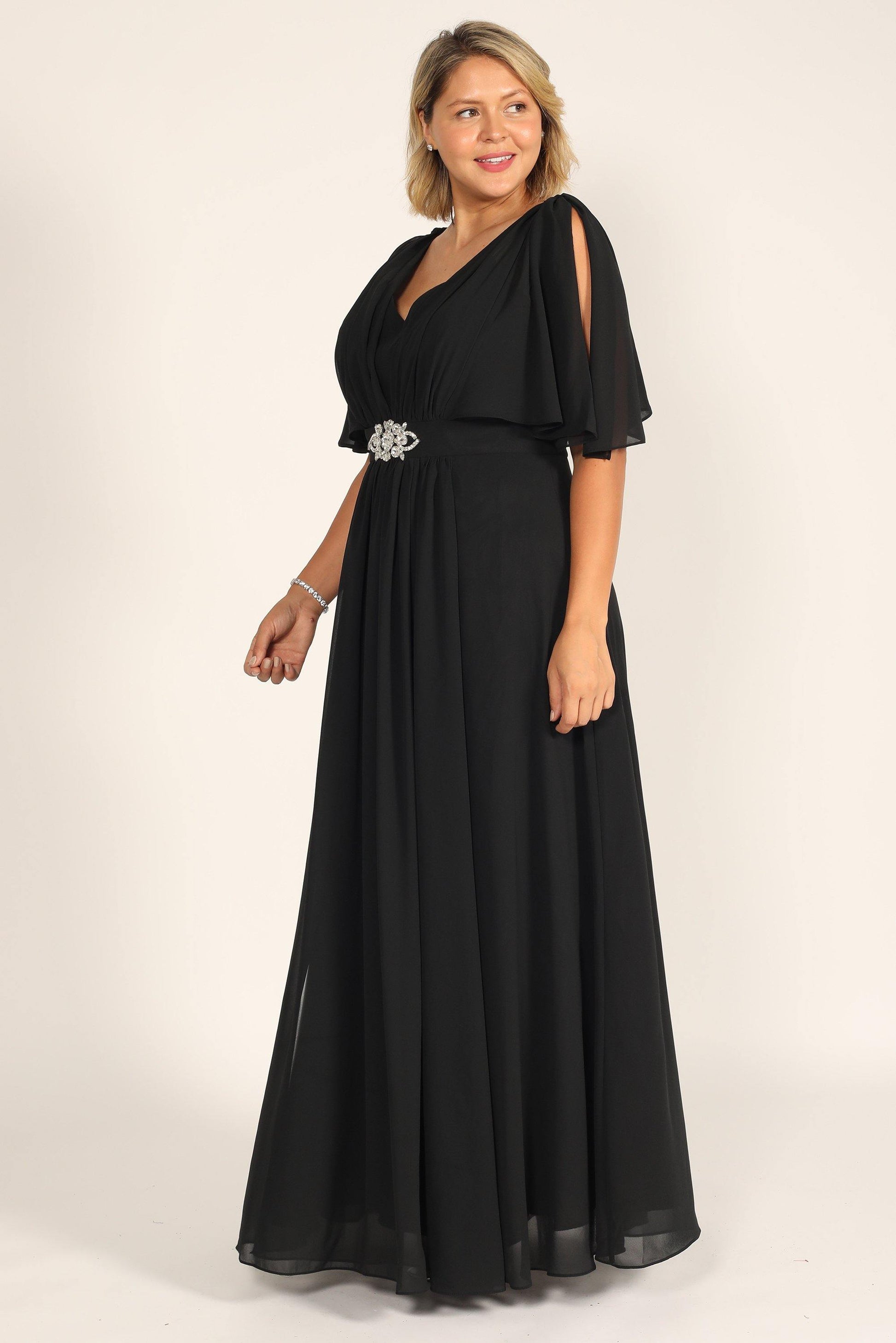 Long Formal Black Evening Dress