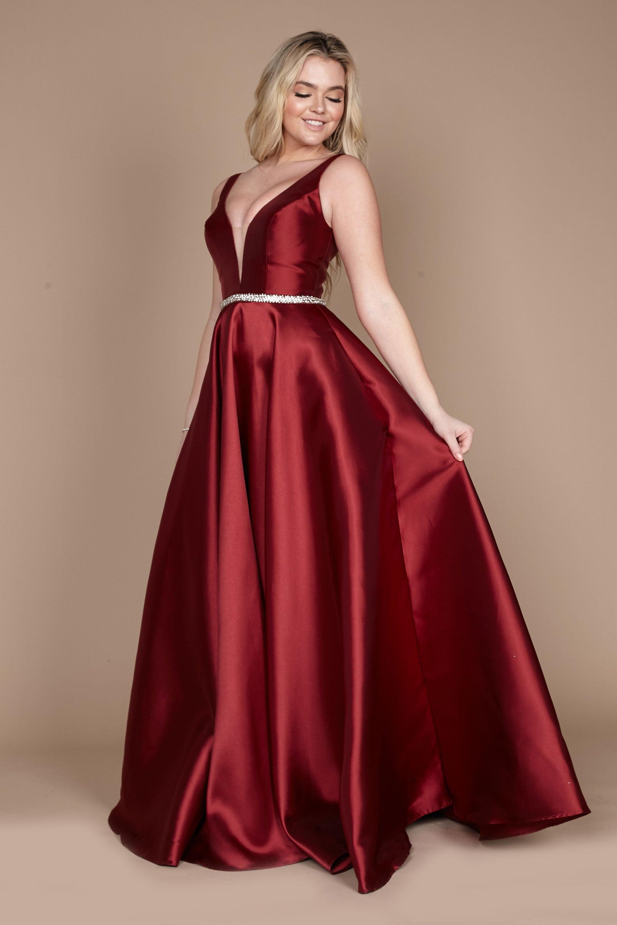 Prom Dresses Long Formal Evening Dress Burgundy