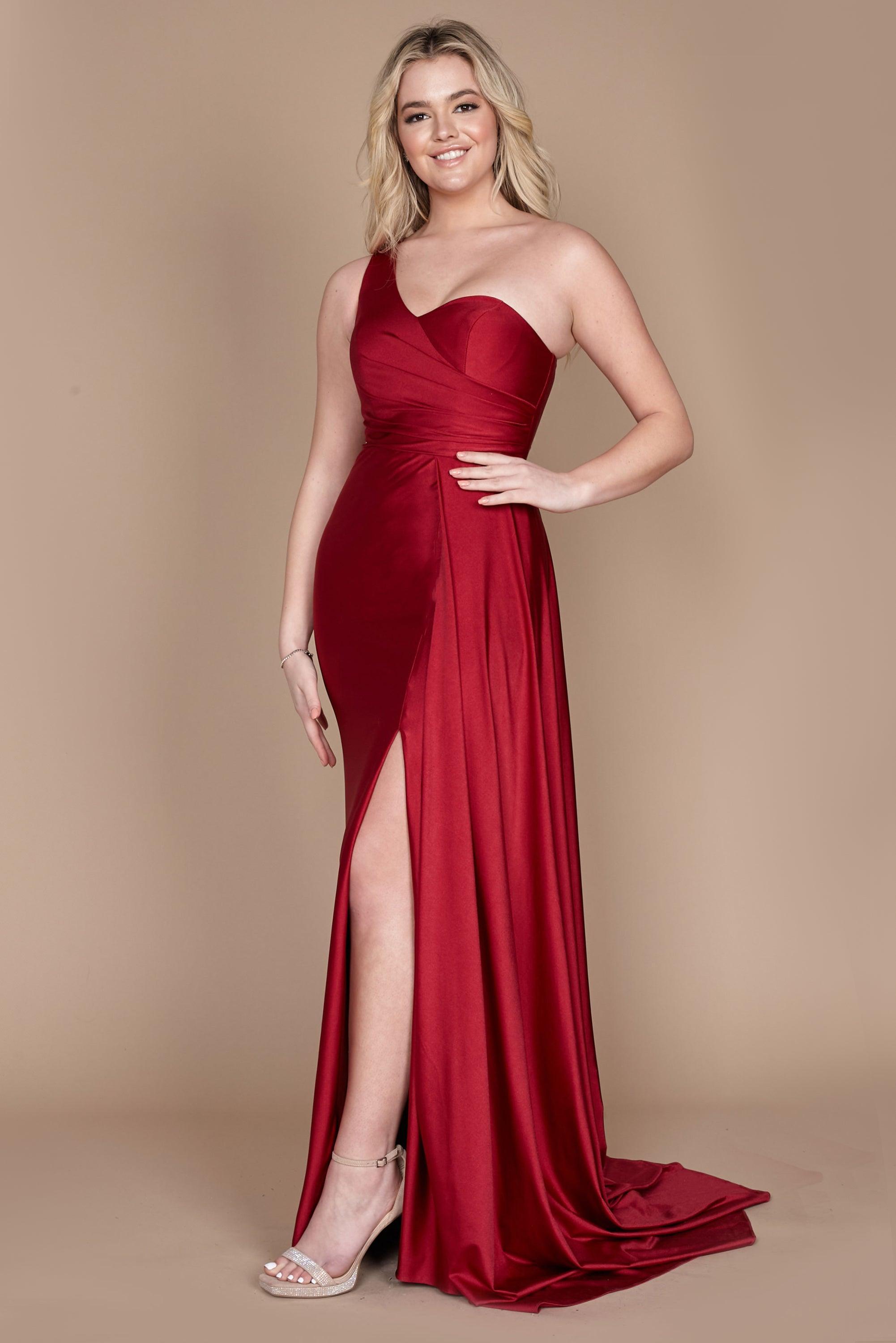 Dylan & Davids One Shoulder Long Evening Gown – The Dress Outlet