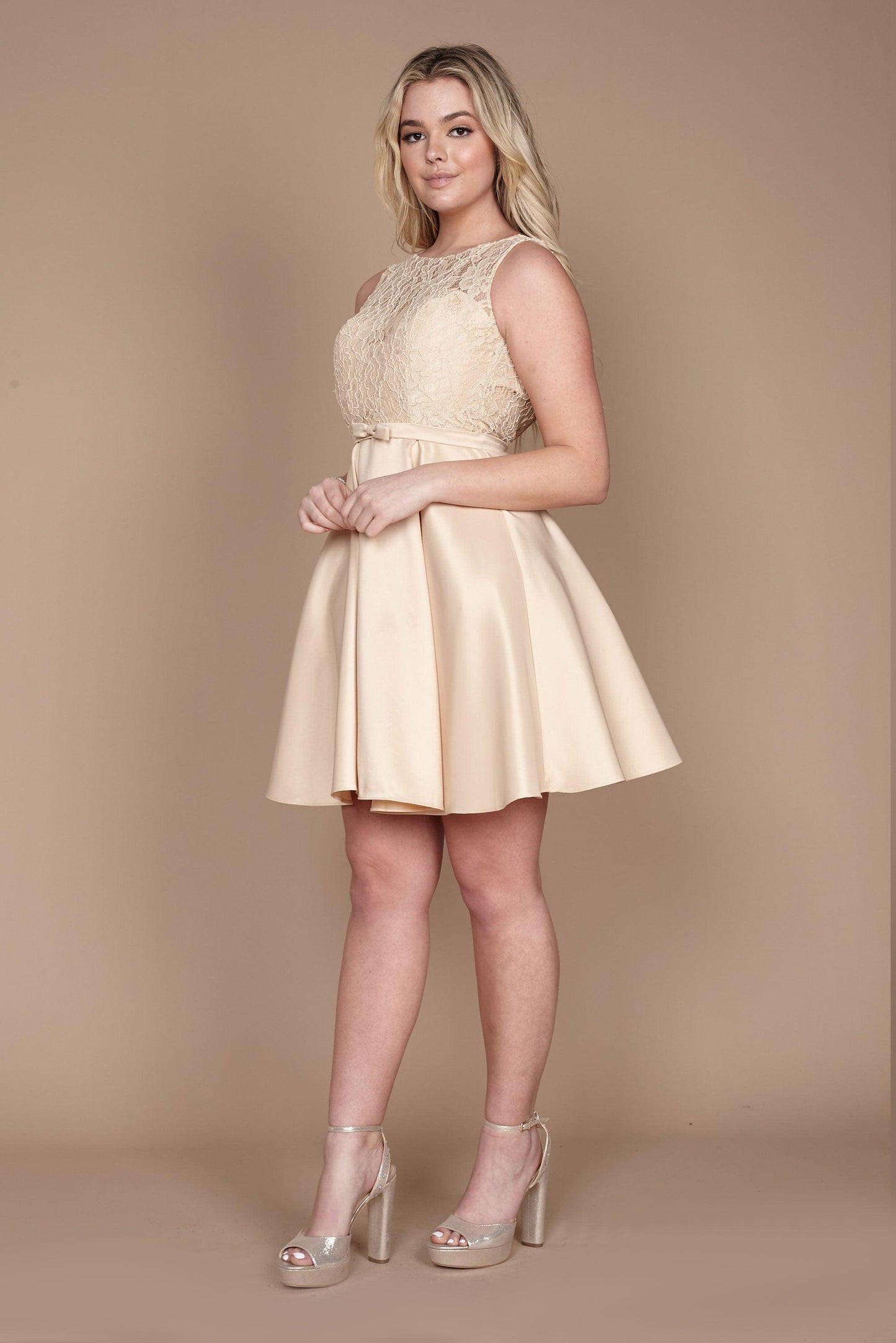 Dylan & Davids Short Homecoming Formal Prom Dress - The Dress Outlet