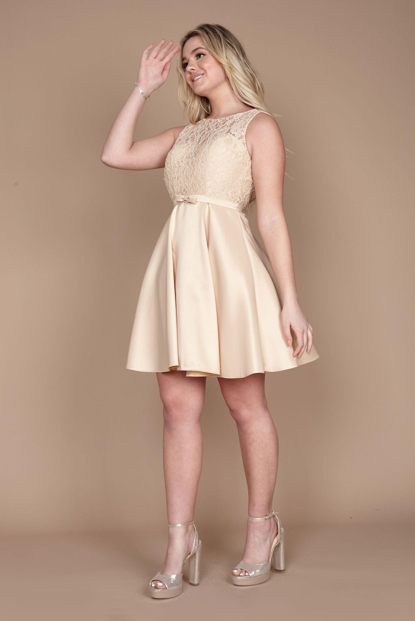 Dylan & Davids Short Homecoming Formal Prom Dress - The Dress Outlet