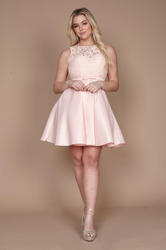 Dylan & Davids Short Homecoming Formal Prom Dress - The Dress Outlet