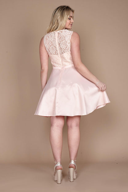 Dylan & Davids Short Homecoming Formal Prom Dress - The Dress Outlet