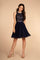 Embroidered Bodice Tulle Short Dress Sale - The Dress Outlet