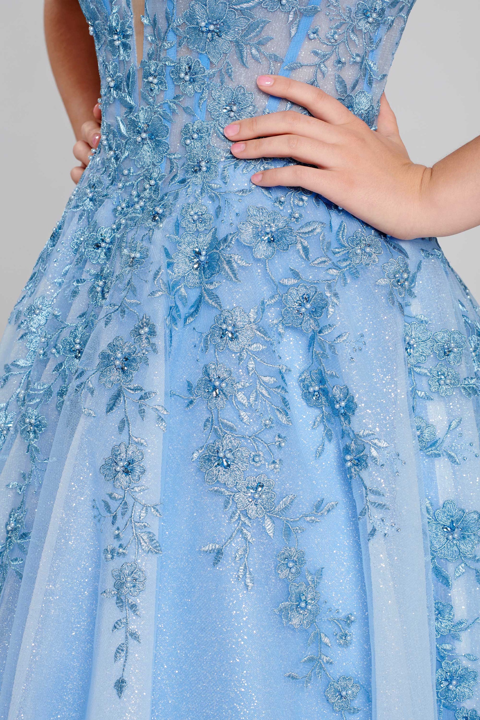 Ellie Wilde EW120014 Long Ball Gown Prom Dress