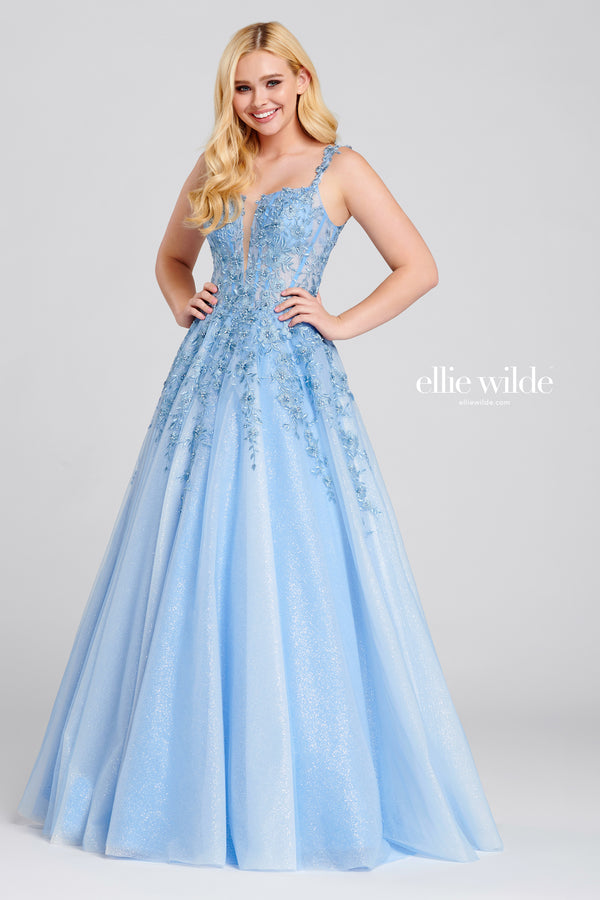 Ellie Wilde EW120014 Long Ball Gown Prom Dress