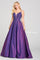 Prom Dresses Long Ball Gown Metallic Prom Dress Amethyst