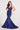 Prom Dresses Mermaid Long Formal Beaded Prom Gown Navy Blue