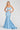 Prom Dresses Long Two Piece Formal Fitted Prom Dress Light Blue/Opal