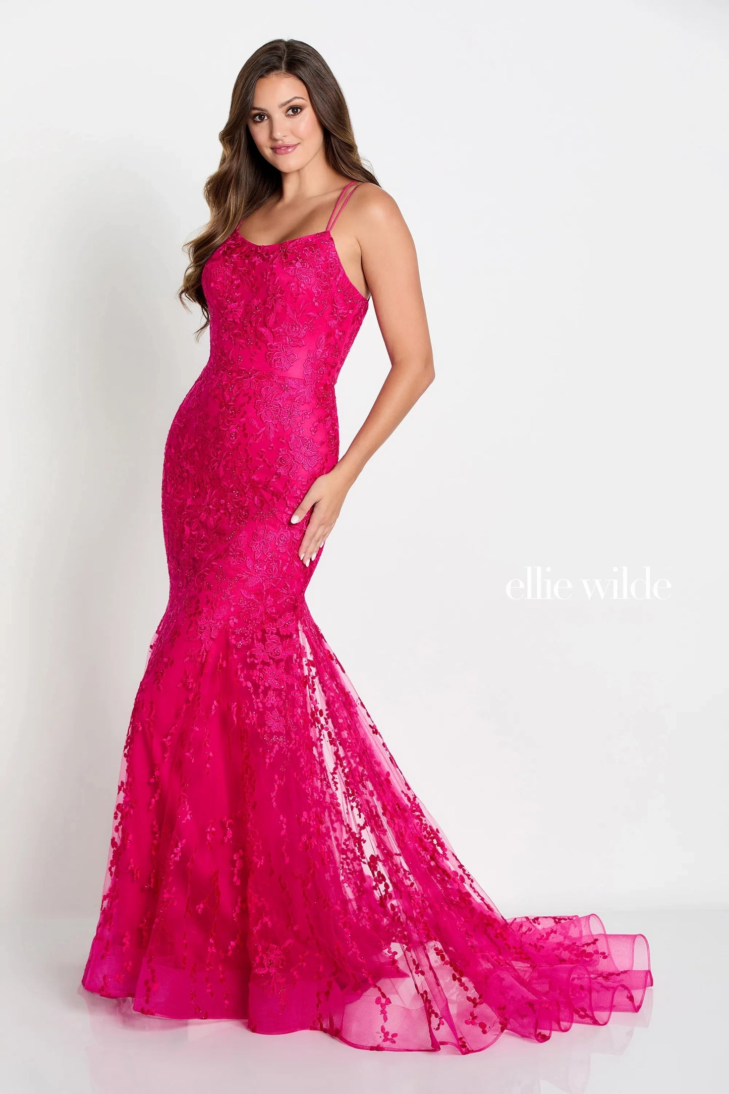 Prom Dresses Prom Formal Fitted Evening Long Gown Fuschia