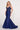 Prom Dresses Long Formal Mermaid Fit Prom Gown Navy Blue