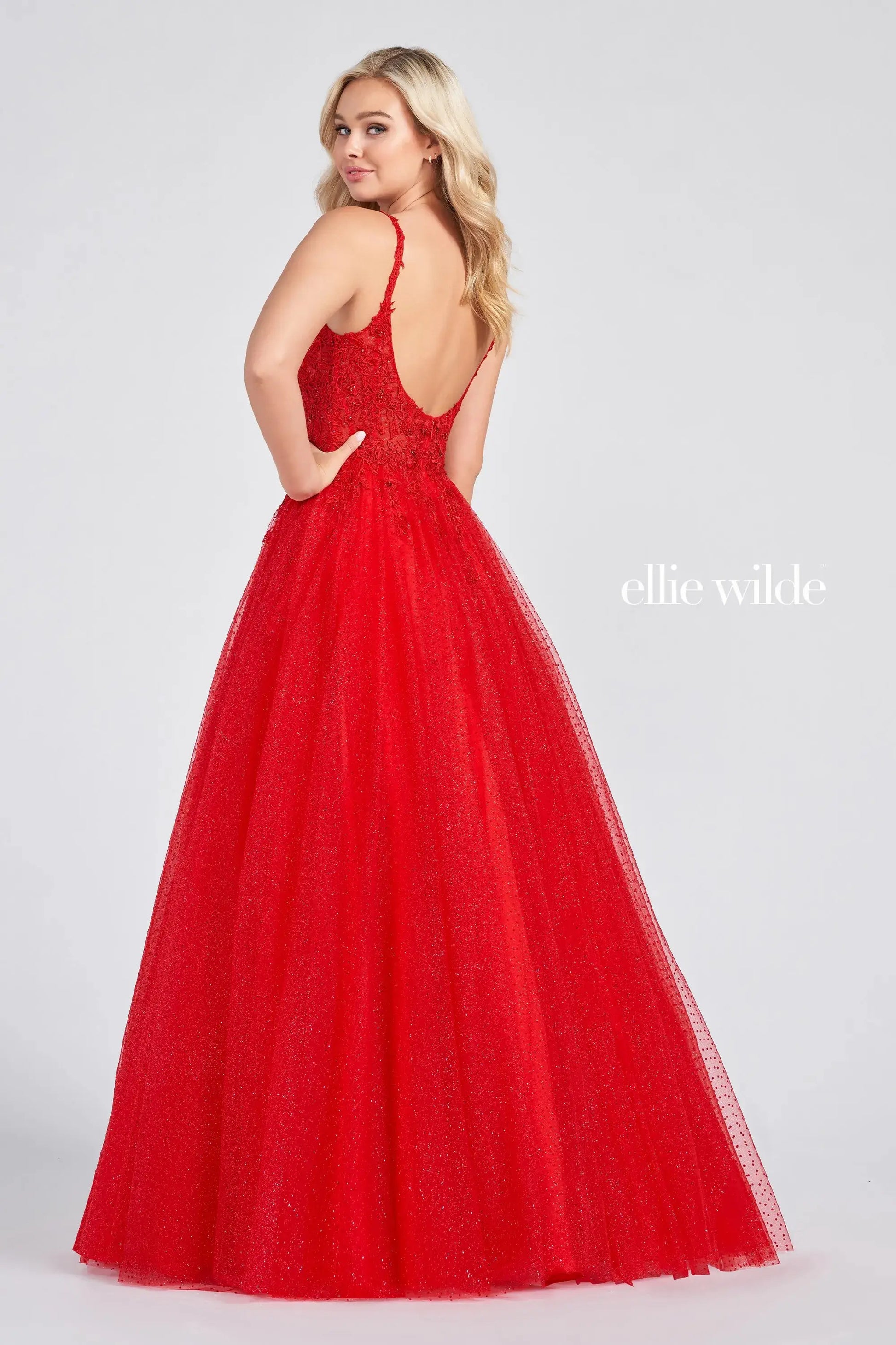Ellie Wilde EW122049 Prom Long Formal Pocket Ball Gown