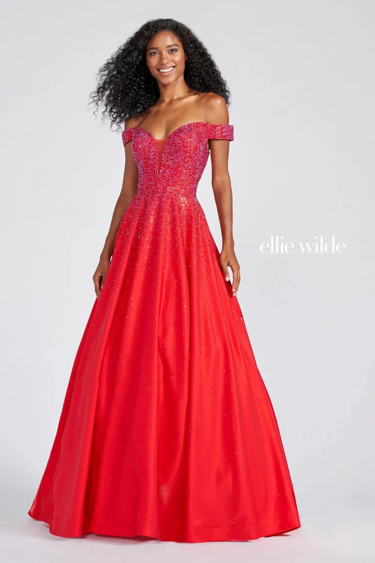Prom Dresses Long Beaded Ball Gown Pocket Prom Dress Red