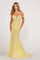 Prom Dresses Long Mermaid Formal Sequin Prom Dress Yellow