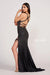 Prom Dresses Beaded Prom Long Dress Formal Evening Gown Black