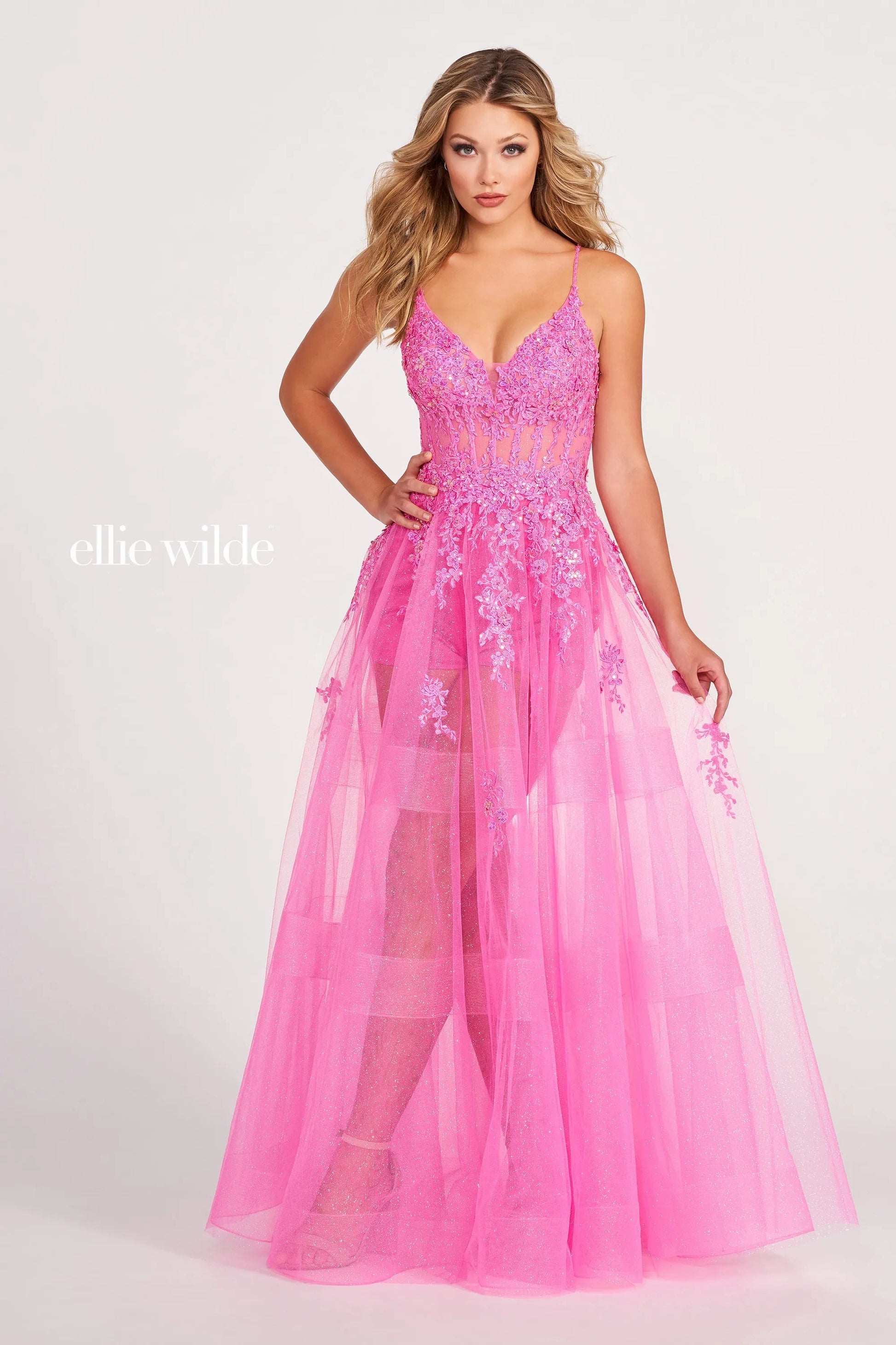 Ellie Wilde EW34032 Prom Formal Evening Long Gown