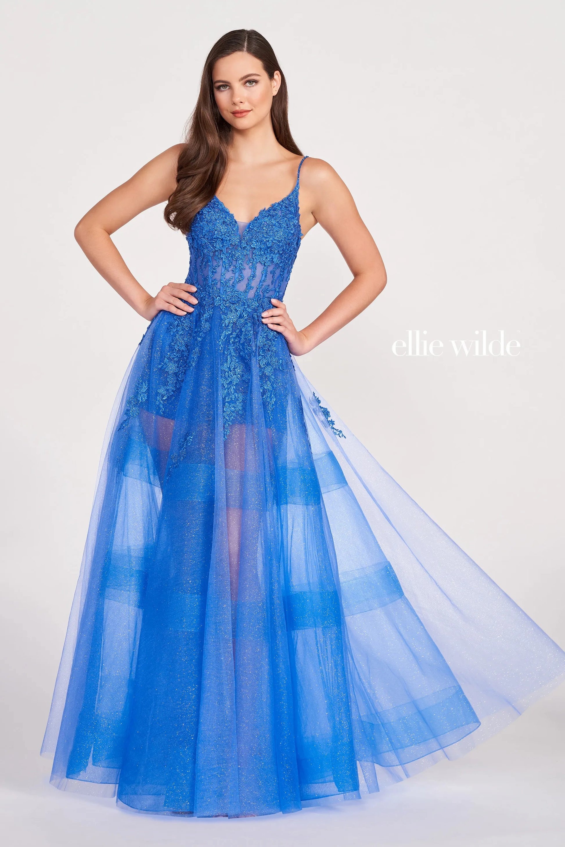 Ellie Wilde EW34032 Prom Formal Evening Long Gown