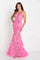 Prom Dresses Long Formal Fitted Sequin Prom Dress Hot Pink