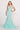 Prom Dresses Beaded Prom Dress Long Fitted Formal Gown Aqua