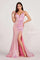 Prom Dresses Formal Long Fitted Evening Prom Dress Pink