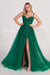 Prom Dresses Evening Long A Line Formal Prom Dress Emerald