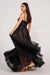 Prom Dresses Long  A Line Formal Prom Dress Black Nude