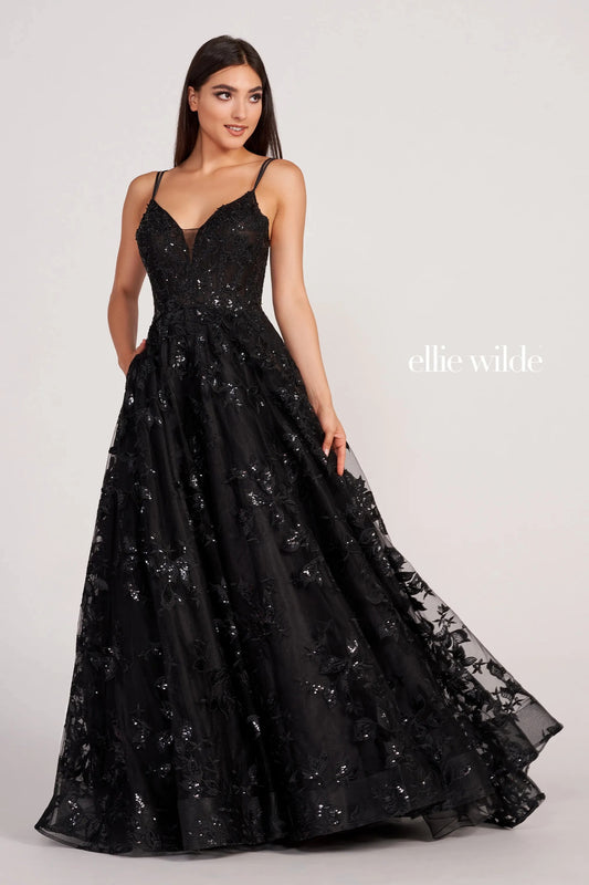 Prom Dresses A Line Long Prom Dress Black