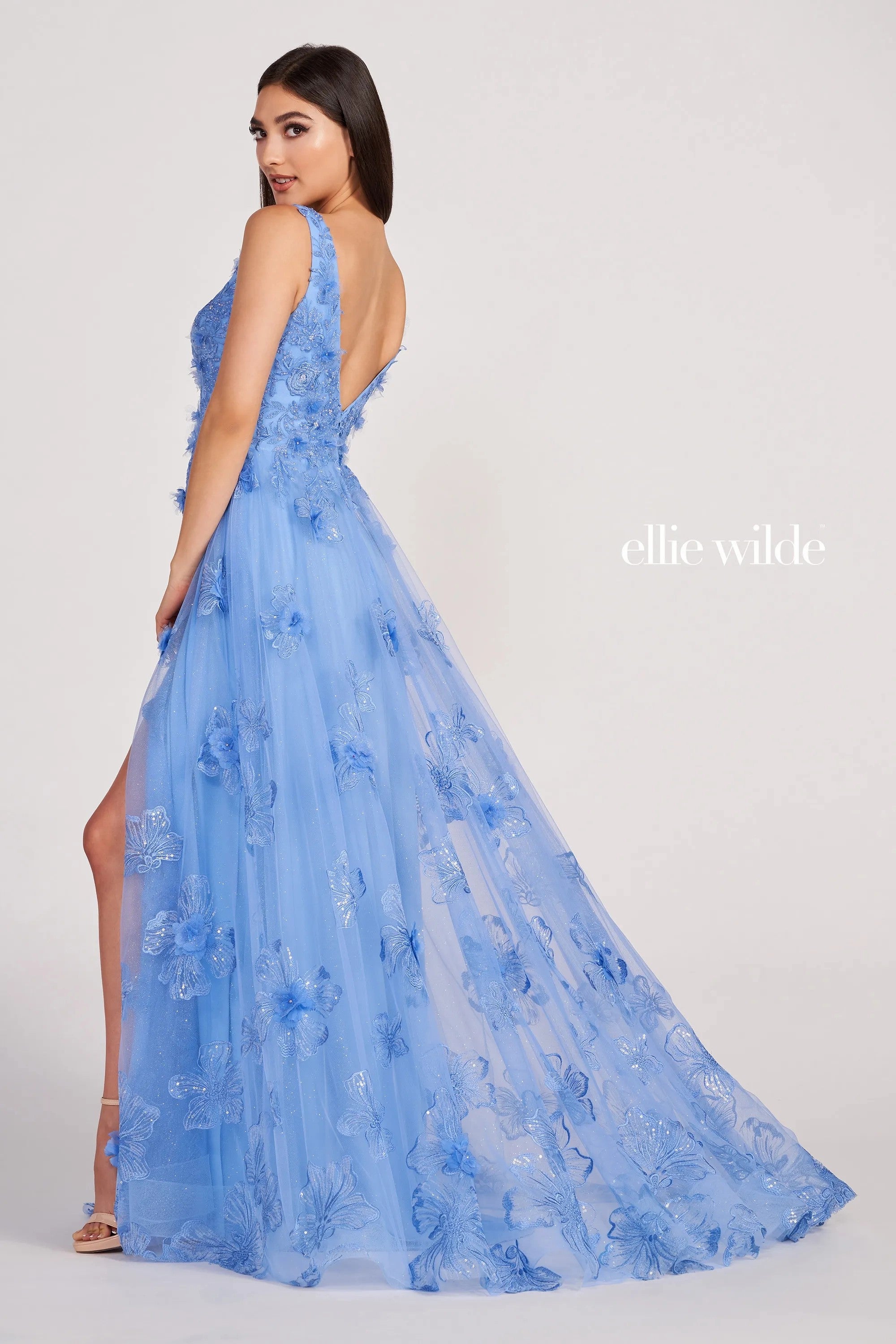 Prom Dresses Long A Line Prom Dress Periwinkle
