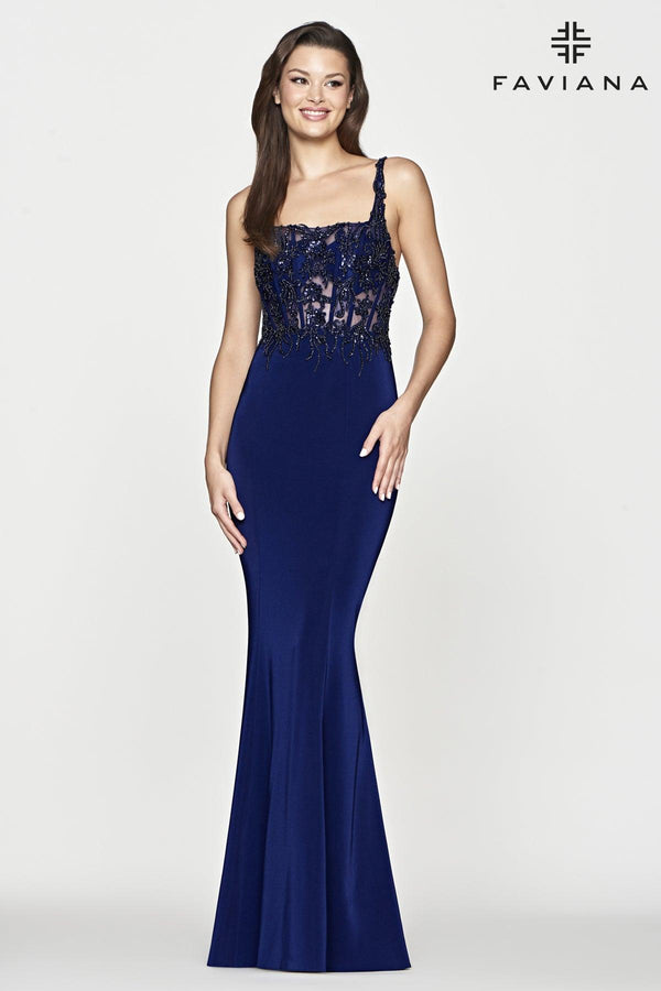 Faviana Long Formal Prom Dress S10675