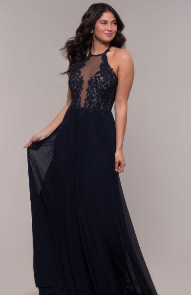 Faviana Long Formal Sleeveless Gown S10203 - The Dress Outlet