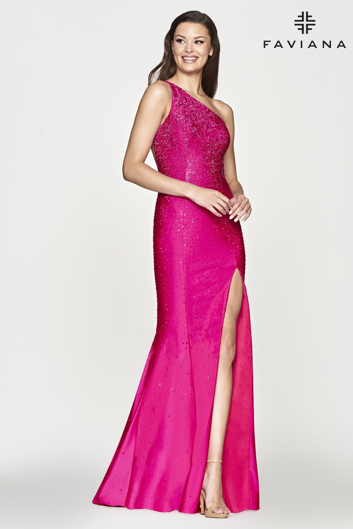 Faviana Long Sexy Prom Dress S10632 - The Dress Outlet