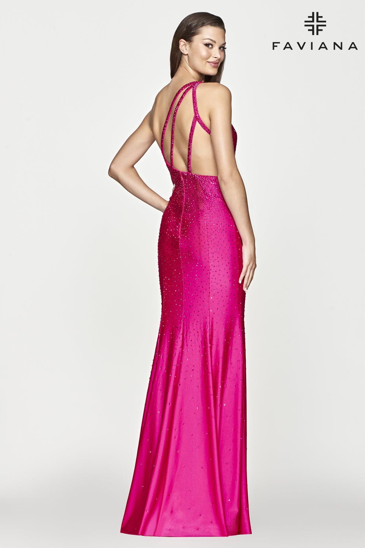Faviana Long Sexy Prom Dress S10632 - The Dress Outlet
